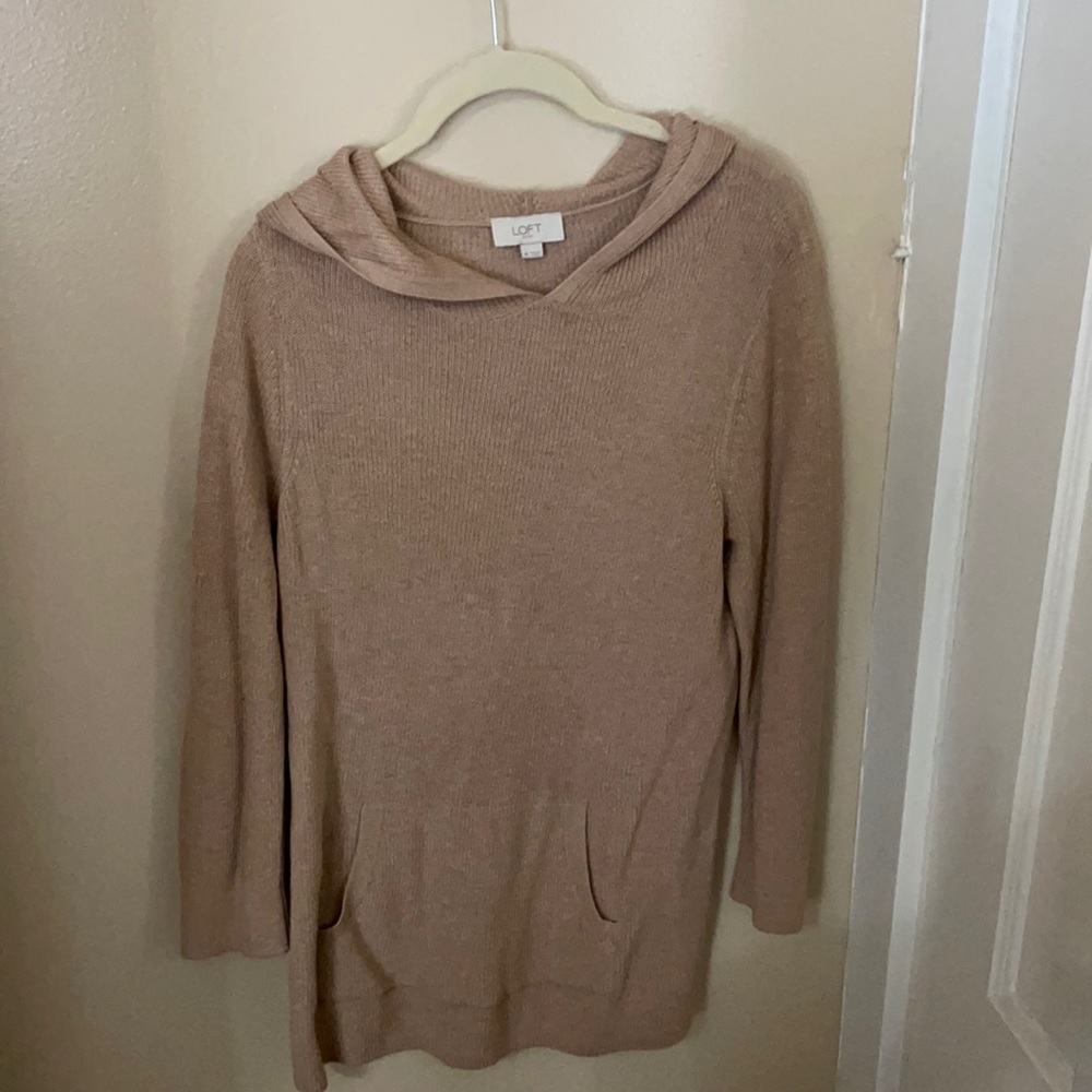 Loft size medium tan light sweatshirt